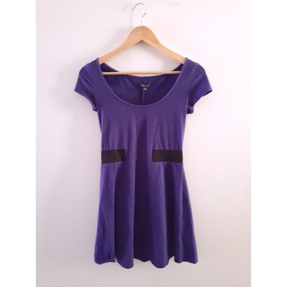 ✨3/$15 American Eagle | Purple Skater Dress - Picture 1 of 4